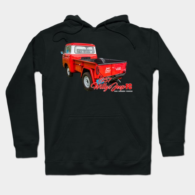 1957 Willys Jeep FC 150 Pickup Truck Hoodie by Gestalt Imagery